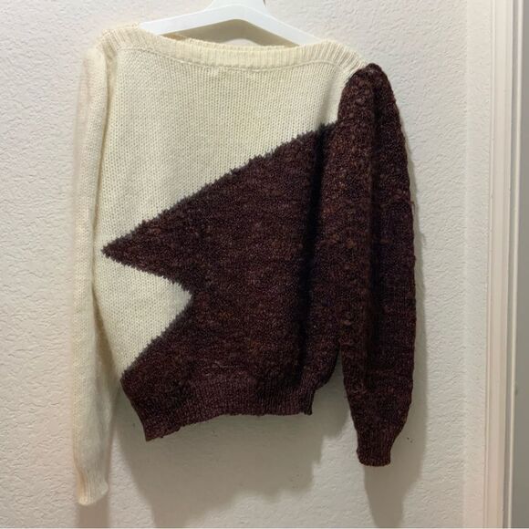 Vintage Susann D sweater knit Size L Acrylic Nylon red Sweater - Picture 4 of 7